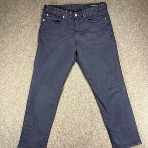 BONOBOS Travel Jeans Dark Navy Denim Athletic Fit Stretch 5-Pocket Size 34 x 30